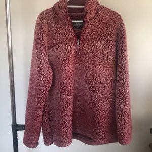 Boxercraft Burgundy Sherpa Pullover